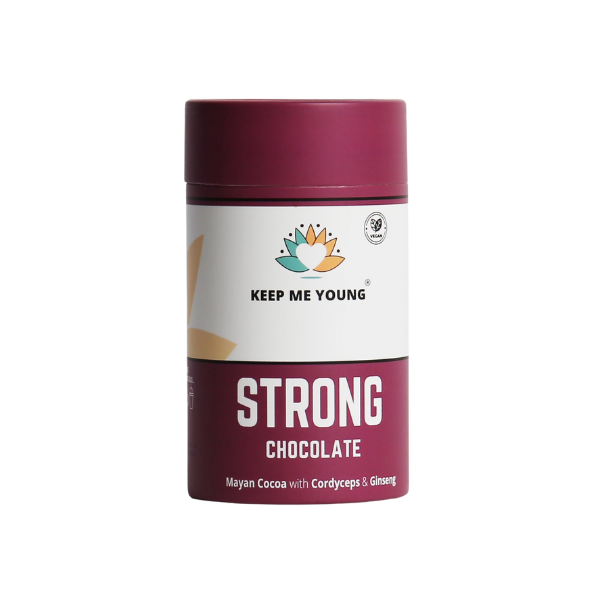 Strong Chocolate Powder Drink with Ginseng & Cordyceps 260g
